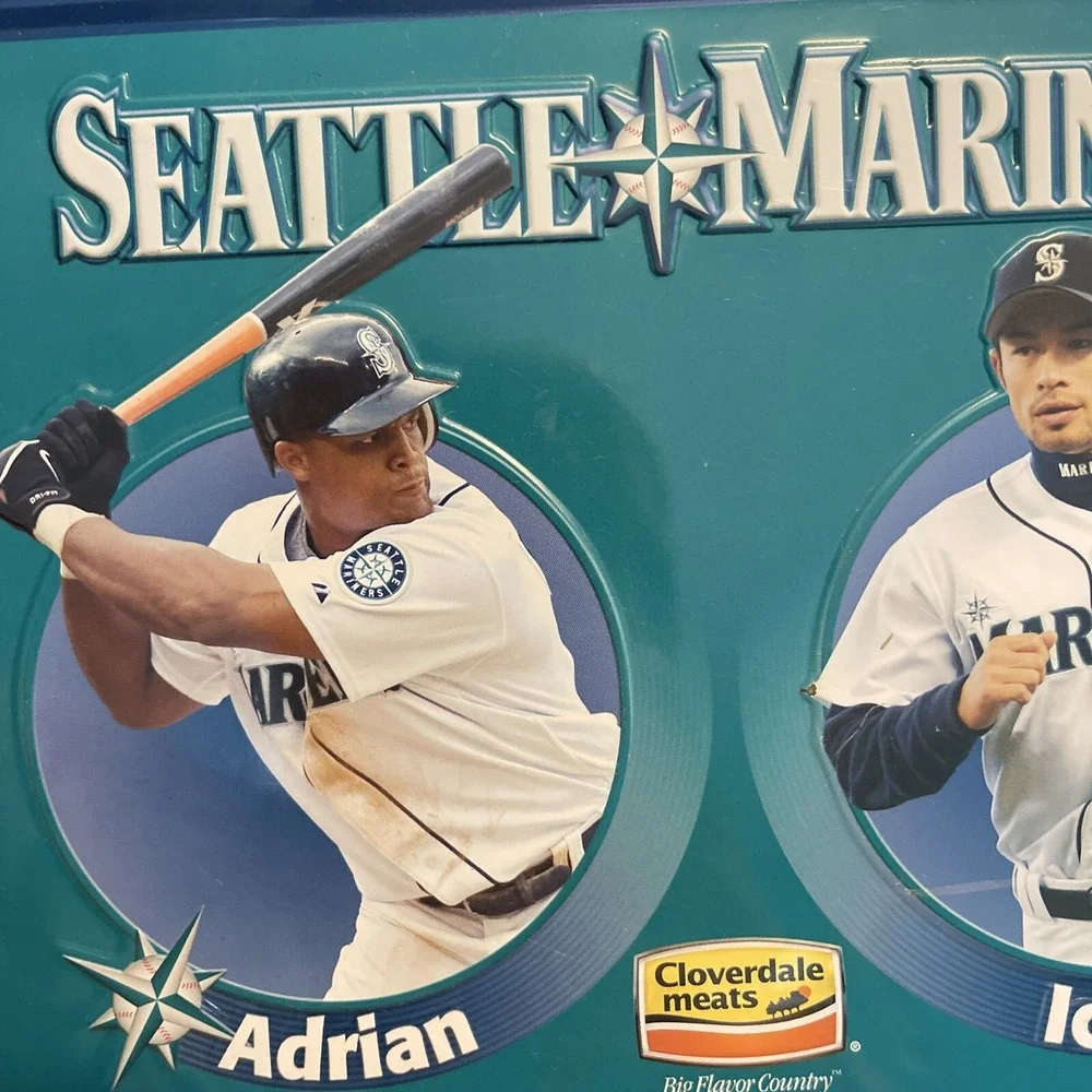 2007 Seattle Mariners Cloverdale Meats Metal Lunch‎ Box (14)